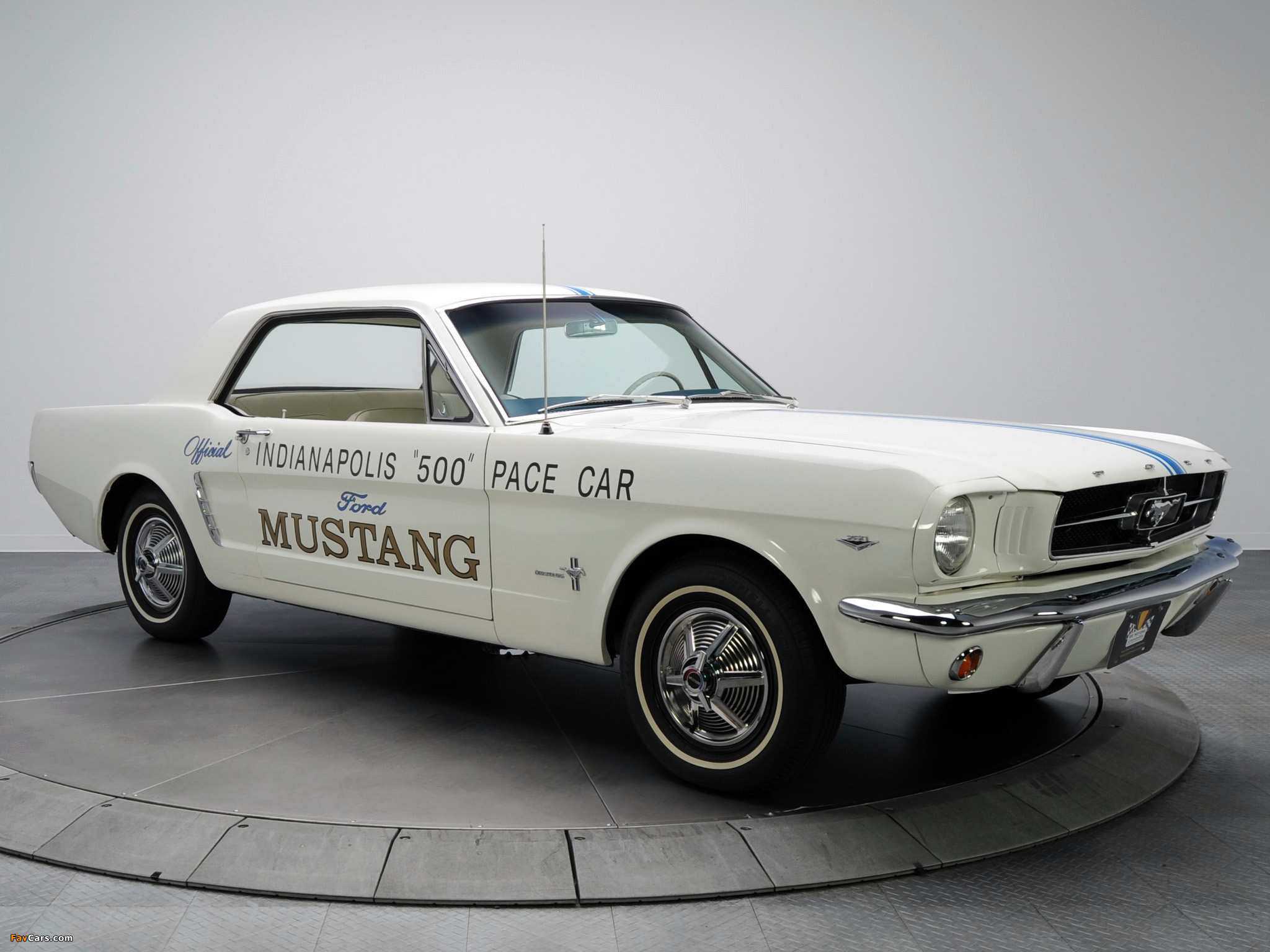 Mustang Hardtop Coupe Indy 500 Pace Car 1964 photos (2048 x 1536)