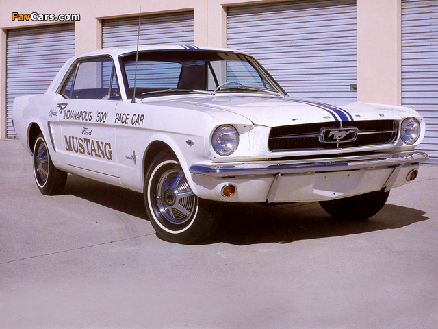 Mustang Hardtop Coupe Indy 500 Pace Car 1964 photos (640 x 480)