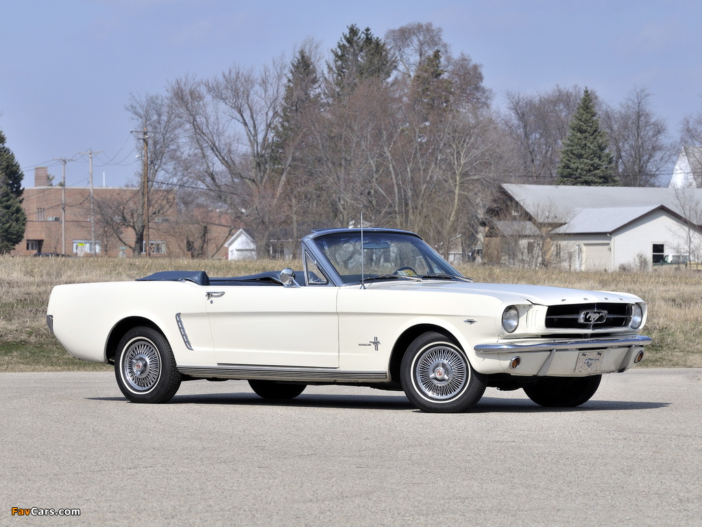 Mustang 260 Convertible 1964 pictures (1024 x 768)