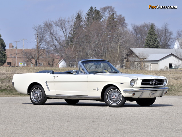 Mustang 260 Convertible 1964 pictures (640 x 480)
