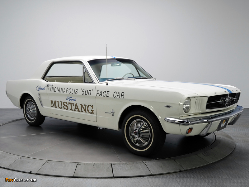 Mustang Coupe Indy 500 Pace Car 1964 pictures (800 x 600)