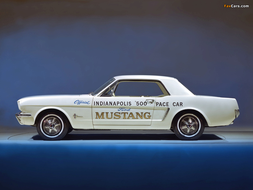 Mustang Hardtop Coupe Indy 500 Pace Car 1964 pictures (1024 x 768)