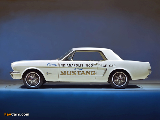 Mustang Hardtop Coupe Indy 500 Pace Car 1964 pictures (640 x 480)