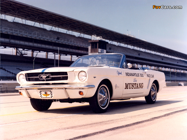 Mustang Convertible Indy 500 Pace Car 1964 pictures (640 x 480)