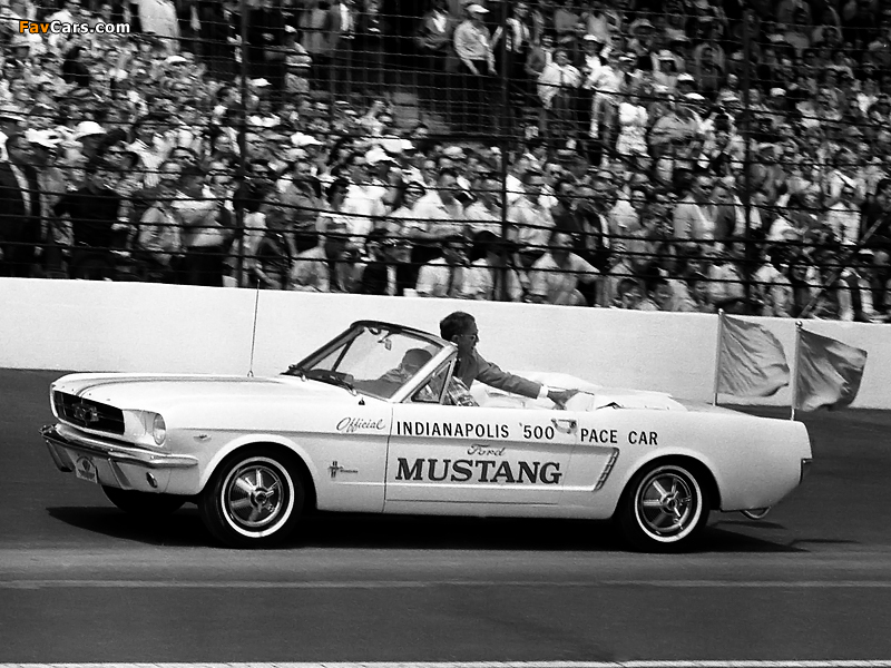 Mustang Convertible Indy 500 Pace Car 1964 wallpapers (800 x 600)