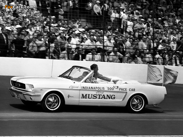 Mustang Convertible Indy 500 Pace Car 1964 wallpapers (640 x 480)