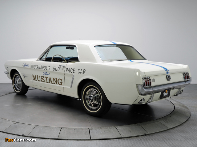Mustang Coupe Indy 500 Pace Car 1964 wallpapers (640 x 480)