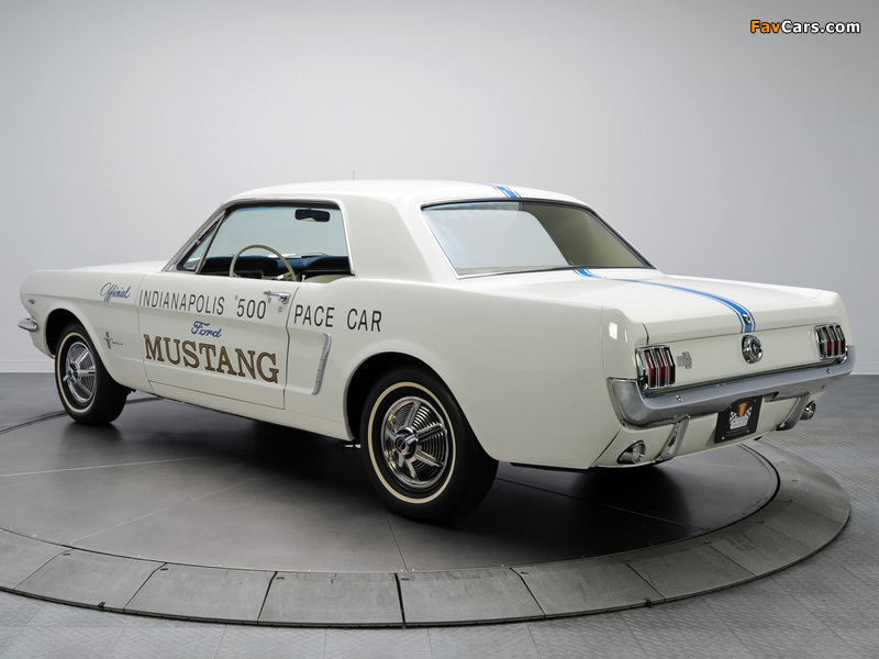 Mustang Coupe Indy 500 Pace Car 1964 wallpapers (800 x 600)