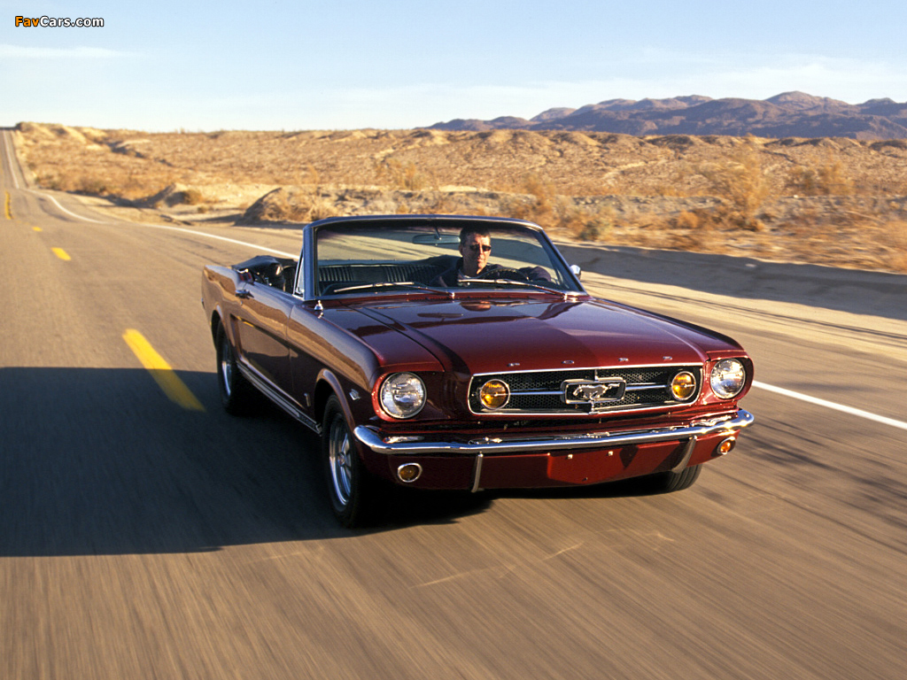 Mustang GT Convertible 1965 photos (1024 x 768)