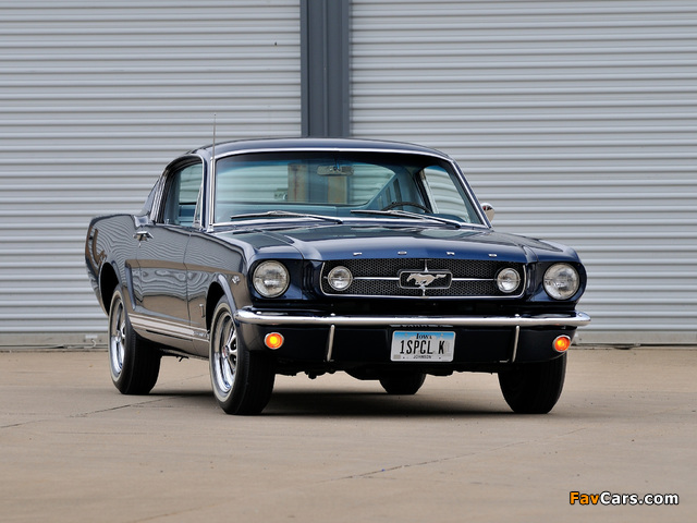 Mustang GT Fastback 1965 wallpapers (640 x 480)