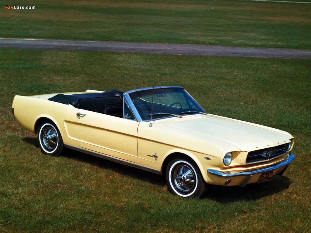 Mustang Convertible 1965 wallpapers (1024 x 768)