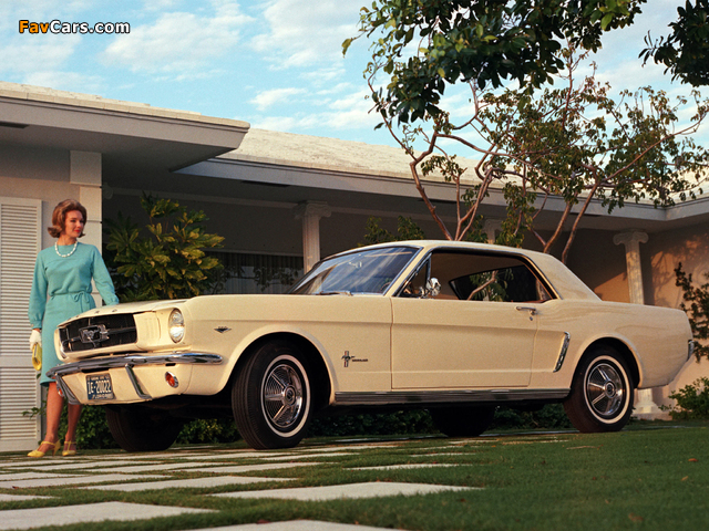 Mustang Coupe 1965 wallpapers (640 x 480)