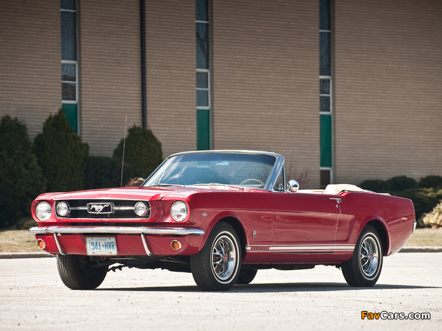 Mustang GT Convertible 1966 images (640 x 480)