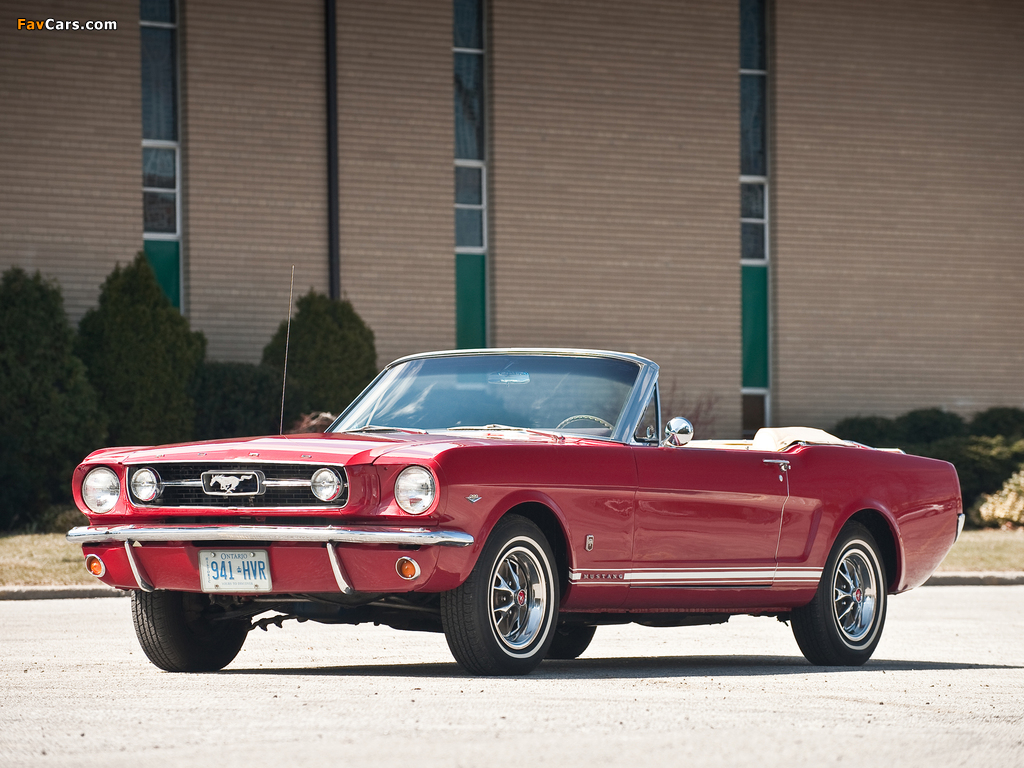 Mustang GT Convertible 1966 photos (1024 x 768)