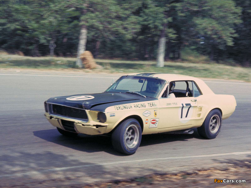 Mustang Coupe Race Car (65B) 1967 pictures (800 x 600)