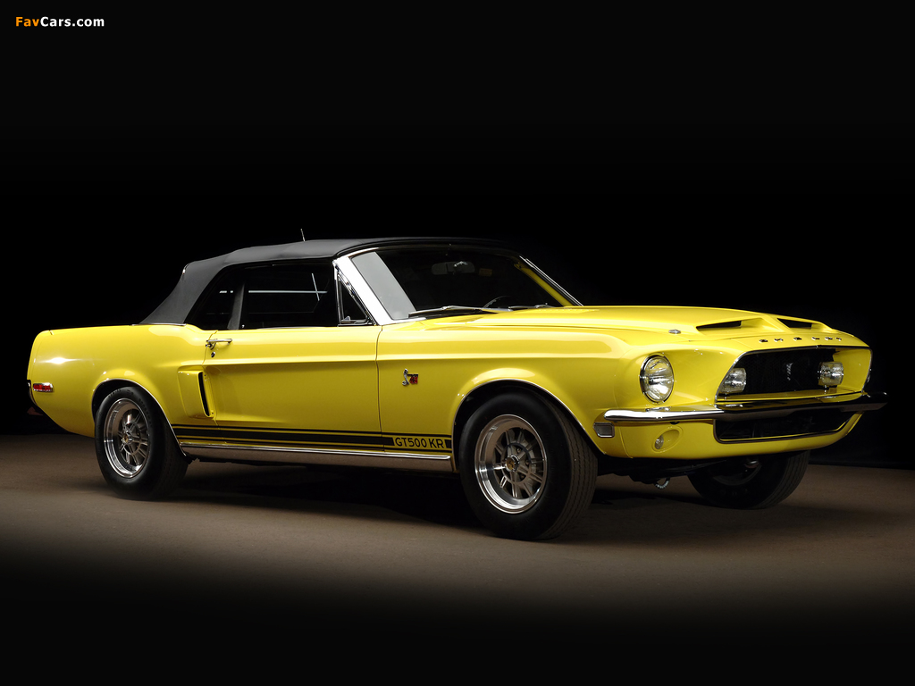 Shelby GT500 KR Convertible 1968 images (1024 x 768)