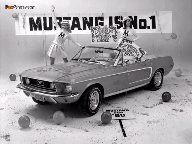 Mustang GT Convertible 1968 images (640 x 480)