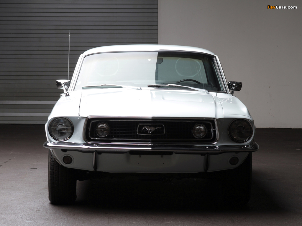 Mustang GT Hardtop 1968 images (1024 x 768)