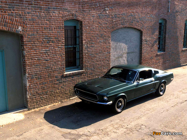 Mustang Fastback GT390 Bullitt 1968 photos (640 x 480)