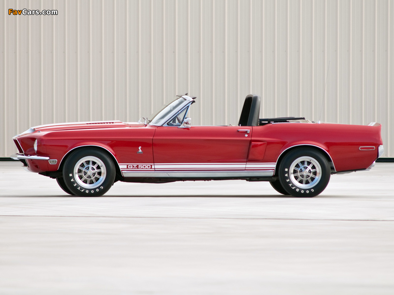 Shelby GT500 Convertible 1968 photos (800 x 600)