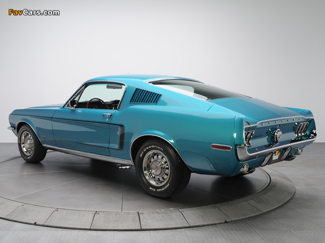 Mustang GT Fastback 1968 photos (640 x 480)