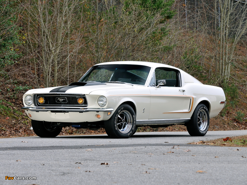 Mustang GT 428 Cobra Jet Fastback 1968 pictures (800 x 600)