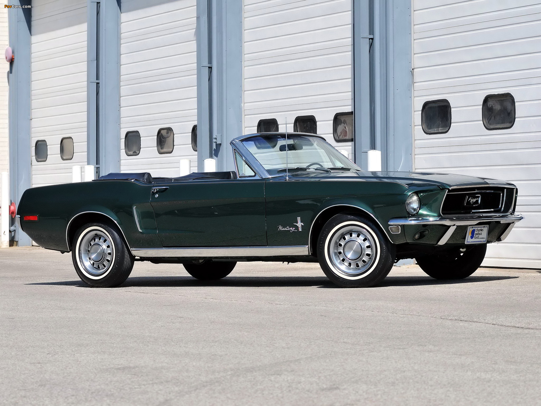 Mustang Convertible (76A) 1968 pictures (2048 x 1536)