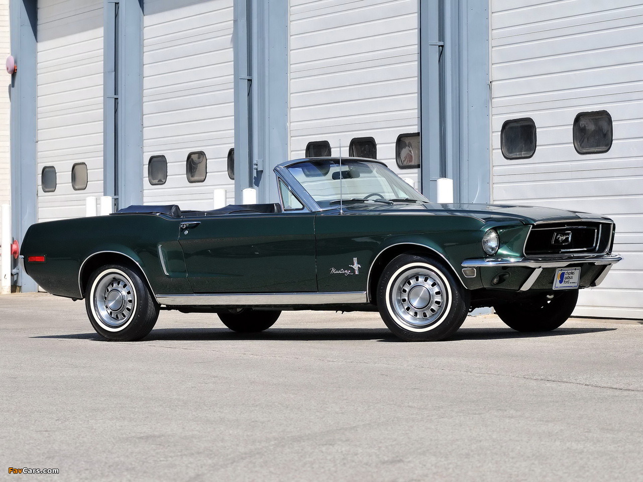 Mustang Convertible (76A) 1968 pictures (1280 x 960)