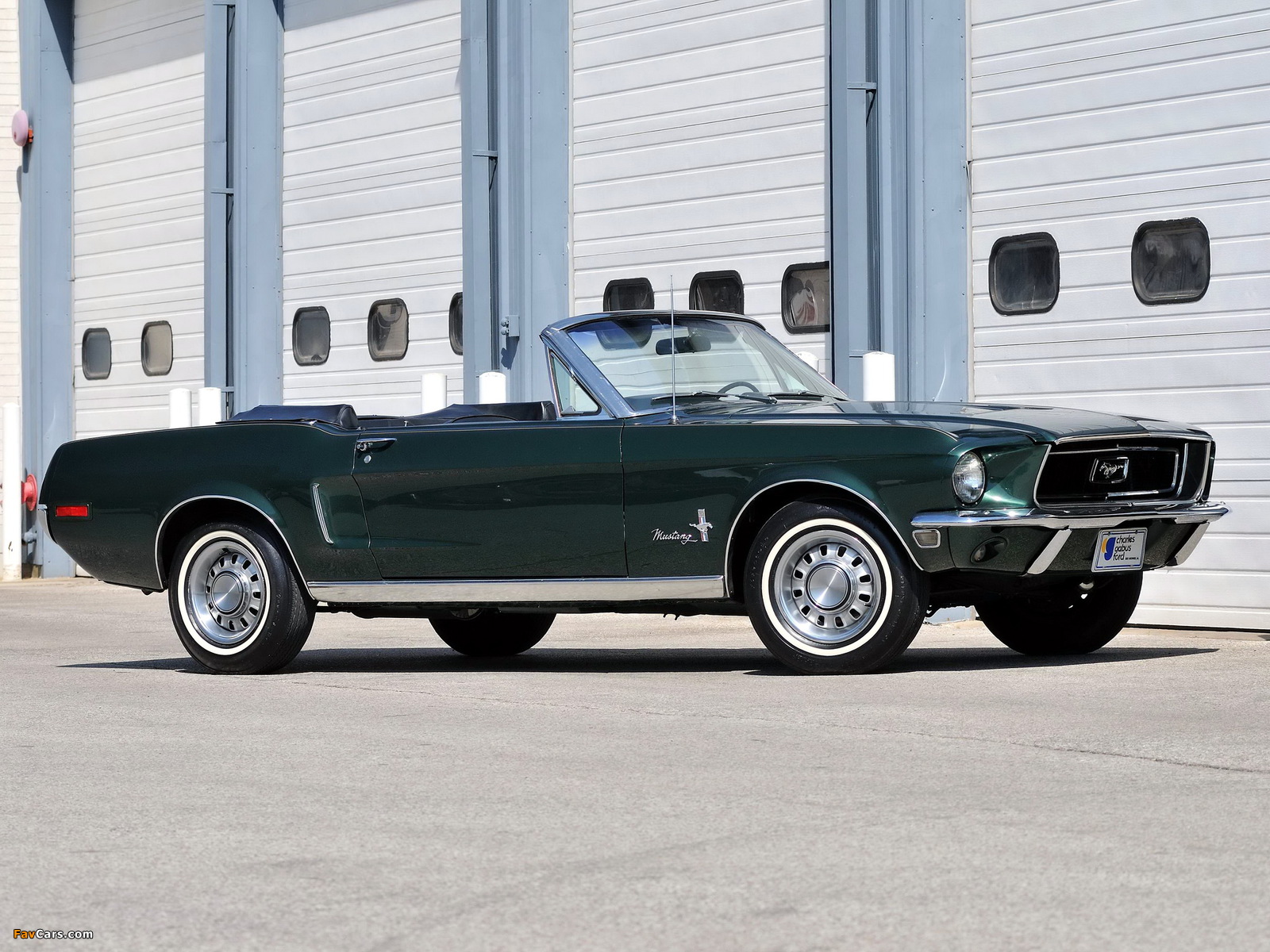 Mustang Convertible (76A) 1968 pictures (1600 x 1200)