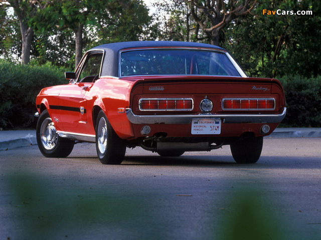 Mustang Coupe High Country Special 1968 pictures (640 x 480)