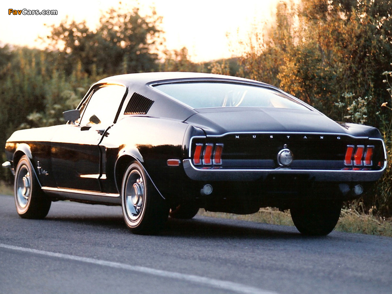 Mustang Fastback 1968 wallpapers (800 x 600)
