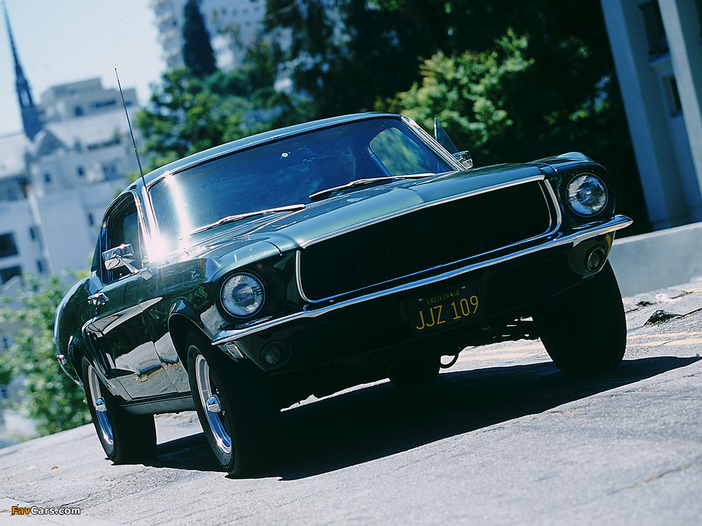 Mustang Fastback GT390 Bullitt 1968 wallpapers (1024 x 768)