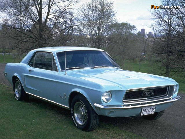 Mustang Hardtop 1968 wallpapers (640 x 480)