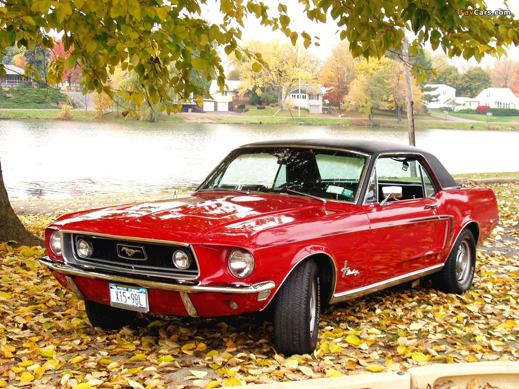 Mustang Hardtop 1968 wallpapers (1024 x 768)