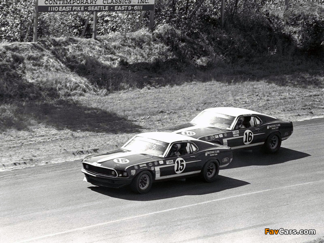 Mustang Boss 302 Trans-Am Race Car 1969 pictures (640 x 480)