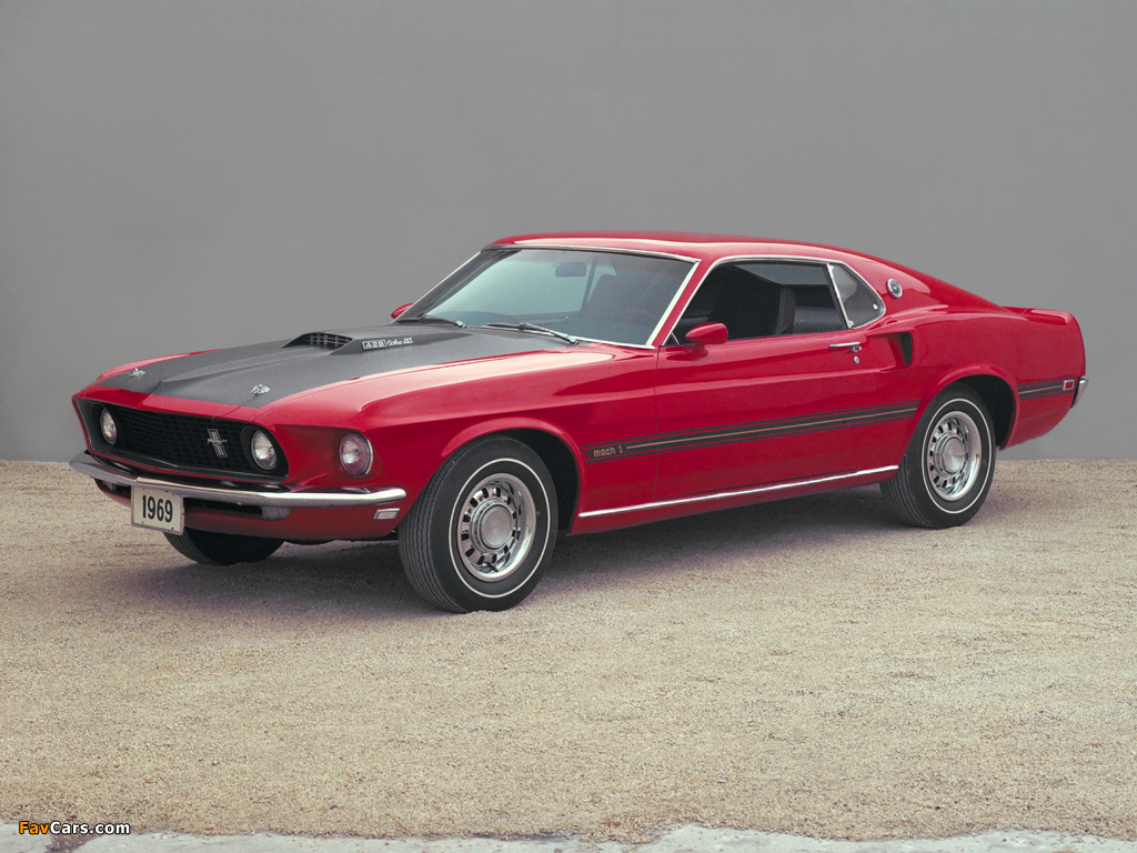 Mustang Mach 1 428 Super Cobra Jet 1969 wallpapers (1024 x 768)