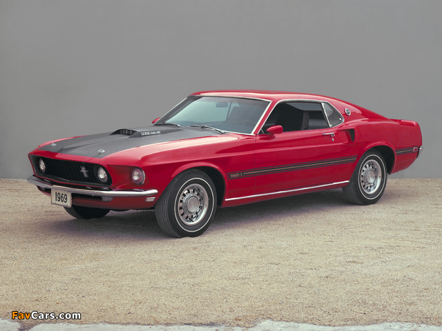 Mustang Mach 1 428 Super Cobra Jet 1969 wallpapers (640 x 480)