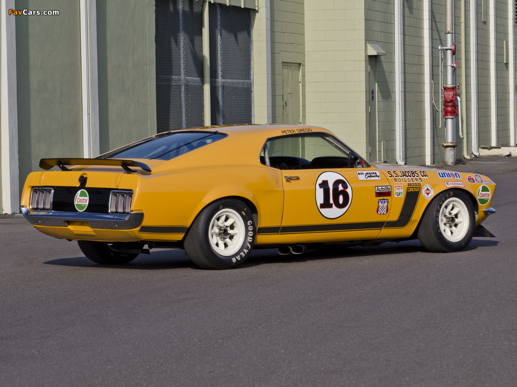 Mustang Boss 302 Trans-Am Race Car 1970 photos (1024 x 768)