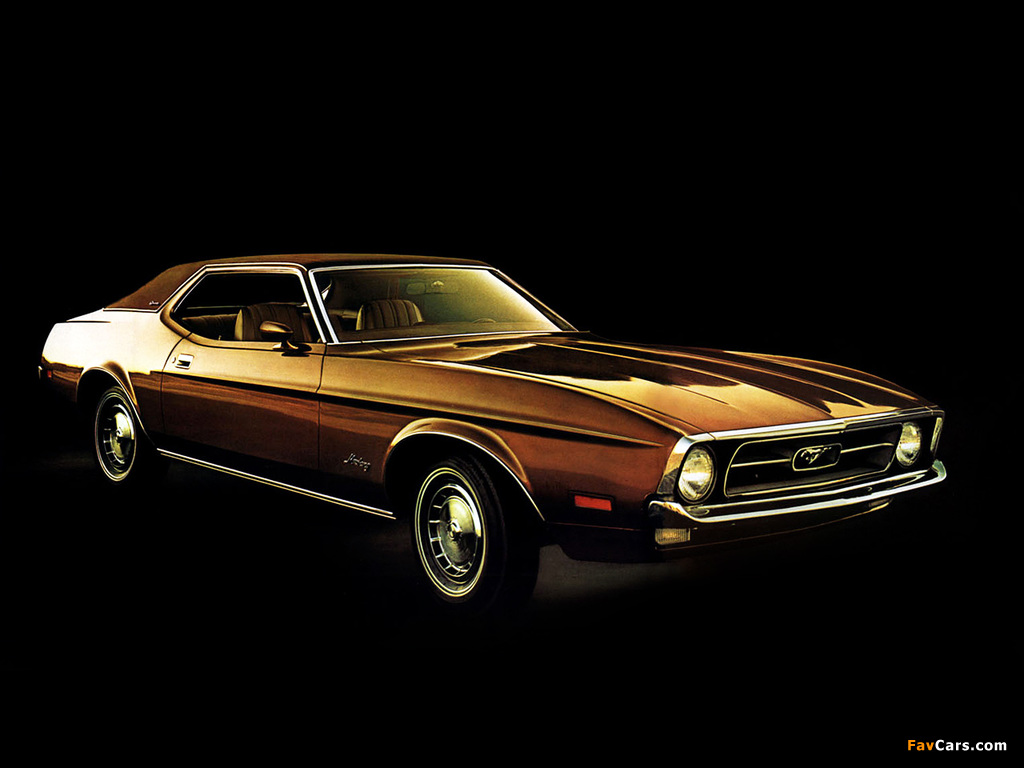 Mustang Grande Hardtop 1971 photos (1024 x 768)