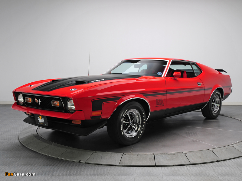Mustang Mach 1 351 H.O. Ram Air 1971 pictures (800 x 600)