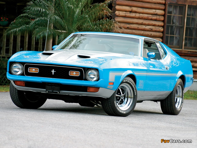 Mustang Mach 1 1971–72 pictures (640 x 480)