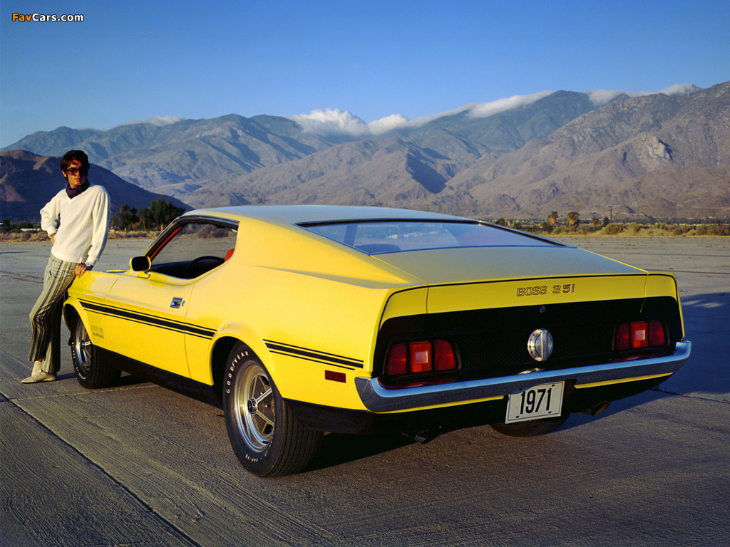 Mustang Boss 351 1971 wallpapers (1024 x 768)