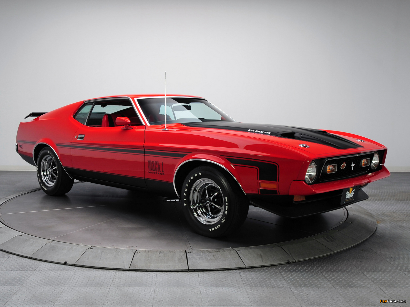 Mustang Mach 1 351 H.O. Ram Air 1971 wallpapers (1600 x 1200)