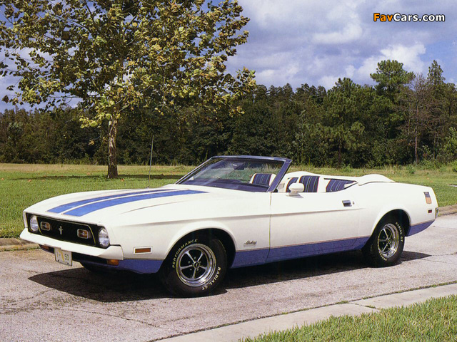 Mustang Sprint Convertible 1972 wallpapers (640 x 480)