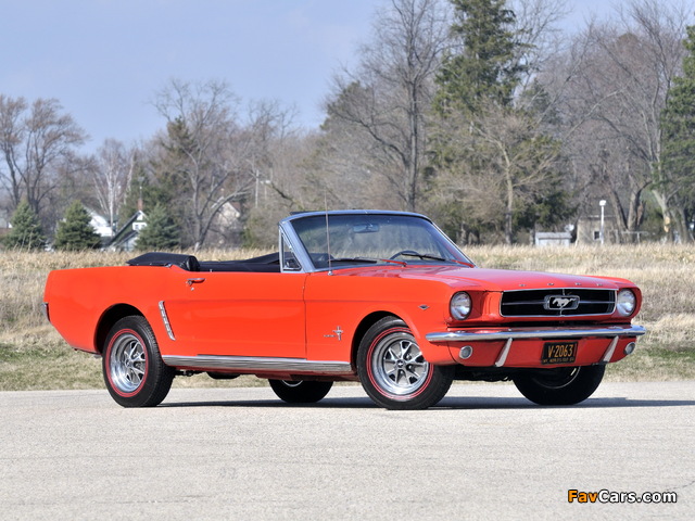 Photos of Mustang Convertible 1964 (640 x 480)