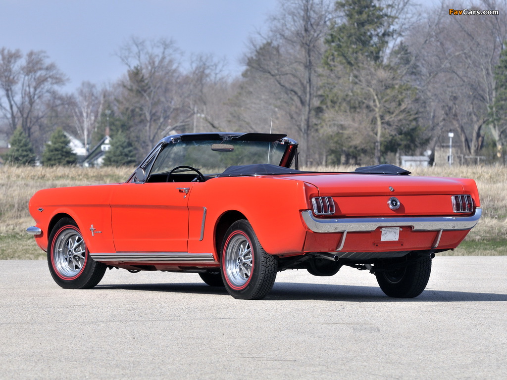 Photos of Mustang 260 Convertible 1964 (1024 x 768)