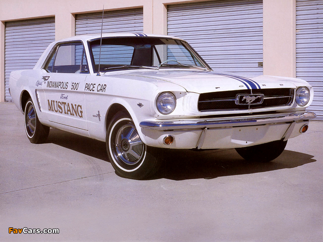 Photos of Mustang Coupe Indy 500 Pace Car 1964 (640 x 480)