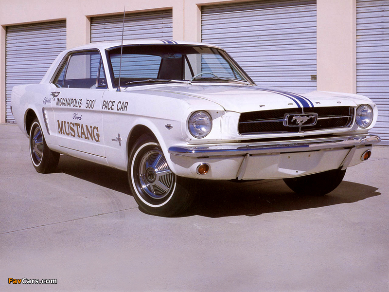 Photos of Mustang Coupe Indy 500 Pace Car 1964 (800 x 600)