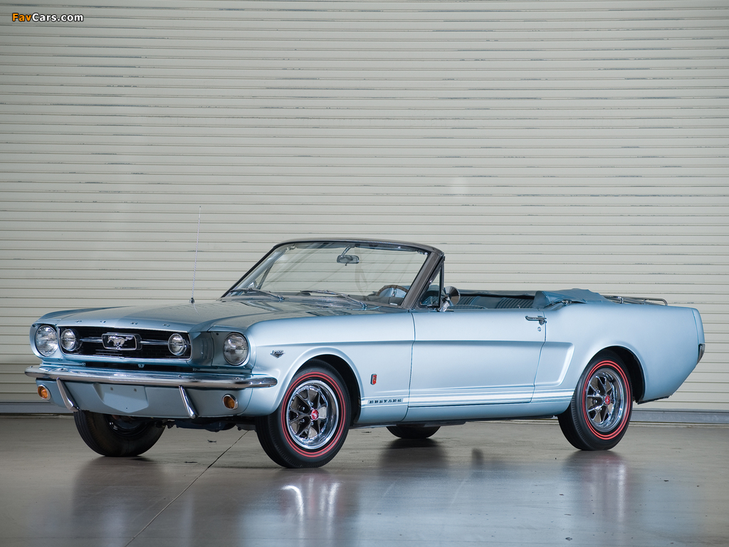 Photos of Mustang GT Convertible 1966 (1024 x 768)