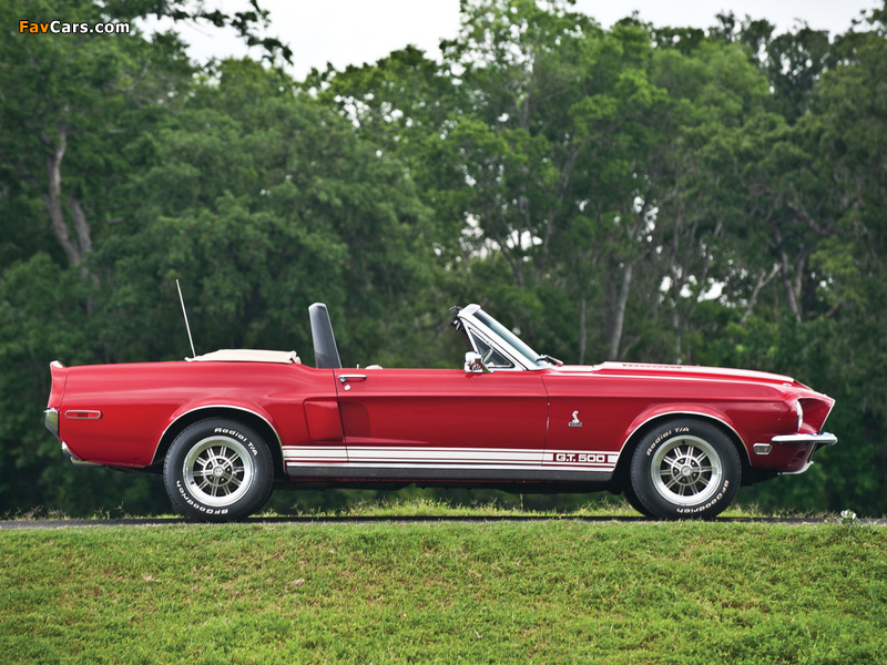 Photos of Shelby GT500 Convertible 1968 (800 x 600)